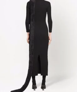 ( Positively Conscious ) Balenciaga Robe En Laine à Col Montant Femme -Vente magasin Balenciaga 17729848 38195882 600