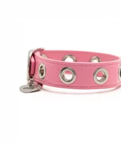 ( Positively Conscious ) Balenciaga 5812 SWEET PINK Bracelet Le Cagole à œillets Femme -Vente magasin Balenciaga 17729902 39553777 600