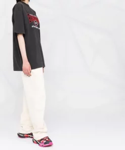 ( Positively Conscious ) Balenciaga 0896 CREAM/BK/BLUE W Pantalon De Jogging à Logo Brodé Homme -Vente magasin Balenciaga 17729939 5d983878 0063 4712 98c2 c57e1df2e90a 600