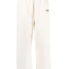 ( Positively Conscious ) Balenciaga 0896 CREAM/BK/BLUE W Pantalon De Jogging à Logo Brodé Homme