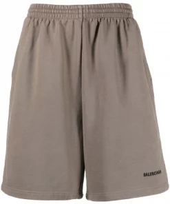 ( Positively Conscious ) Balenciaga Short De Sport En Coton Femme