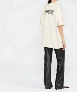 ( Positively Conscious ) Balenciaga T-shirt Political Campaign à Logo Imprimé Femme -Vente magasin Balenciaga 17730567 39034369 600