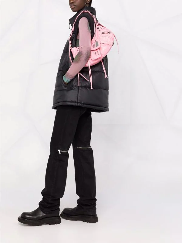 ( Positively Conscious ) Balenciaga Petit Sac Porté épaule Le Cagole 5812 SWEET PINK 4 ( Positively Conscious ) Balenciaga Petit Sac Porté épaule Le Cagole 5812 SWEET PINK – Image 2