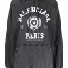 ( Positively Conscious ) Balenciaga Hoodie Oversize à Logo Imprimé Femme -Vente magasin Balenciaga 17730637 39154755 600