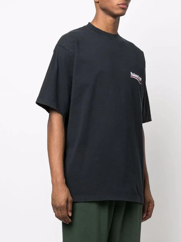 ( Positively Conscious ) Balenciaga T-shirt Oversize à Logo Brodé Homme 7 ( Positively Conscious ) Balenciaga T-shirt Oversize à Logo Brodé Homme – Image 5