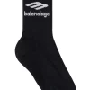( Positively Conscious ) Balenciaga Chaussettes De Tennis 3B Sports Icon 1077 -BLACK/WHITE -Vente magasin Balenciaga 17730660 38872952 600