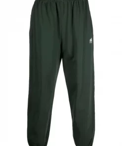 ( Positively Conscious ) Balenciaga Pantalon De Jogging à Slogan Imprimé 3011 DARK GREEN/WHITE