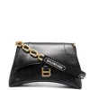 ( Positively Conscious ) Balenciaga Sac Porté épaule Downtown 1090 BLACK BLACK