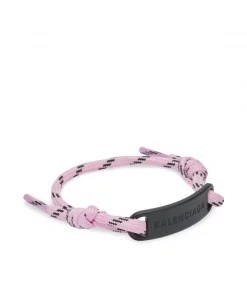( Positively Conscious ) Balenciaga Bracelet En Corde 5231 PINK/BLACK -Vente magasin Balenciaga 17730707 38890472 600