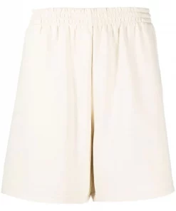 ( Positively Conscious ) Balenciaga 8962 CREAM/BLACK/BLUE Short De Sport à Coupe Droite Homme