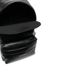 ( Positively Conscious ) Balenciaga Sac à Dos En Cuir à Design Matelassé 1000 -Black -Vente magasin Balenciaga 17731428 38966897 600