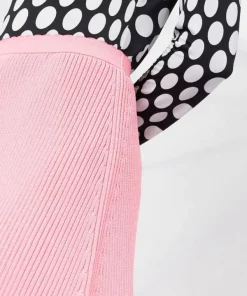 ( Positively Conscious ) Balenciaga Jupe Mi-longue En Maille Ajourée 5630 PINK -Vente magasin Balenciaga 17731447 39146661 600