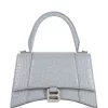( Positively Conscious ) Balenciaga 4721 ASH BLUE Petit Sac à Main Hourglass Femme
