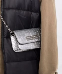 ( Positively Conscious ) Balenciaga 8103 SILVER Portefeuille Gossip à Bride En Chaîne Femme -Vente magasin Balenciaga 17731459 37649867 600