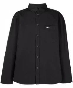 ( Positively Conscious ) Balenciaga Polo à Détail Patchwork 1000 BLACK