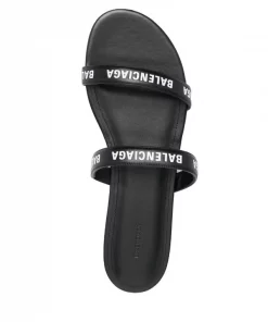 ( Positively Conscious ) Balenciaga 1090 BLACK/WHITE Sandales à Logo Imprimé Femme 9 ( Positively Conscious ) Balenciaga 1090 BLACK/WHITE Sandales à Logo Imprimé Femme -Vente magasin Balenciaga 17731514 39156695 600