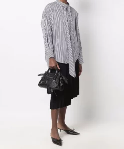 ( Positively Conscious ) Balenciaga Petit Sac à Main Neo Cagole 1000 BLACK -Vente magasin Balenciaga 17731554 38000641 600