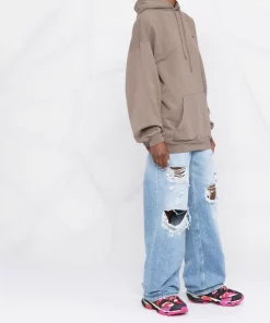 ( Positively Conscious ) Balenciaga Hoodie En Coton à Logo Imprimé 7761 TAUPE/BLACK 11 ( Positively Conscious ) Balenciaga Hoodie En Coton à Logo Imprimé 7761 TAUPE/BLACK -Vente magasin Balenciaga 17731637 39145824 600