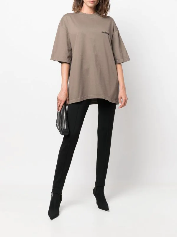 ( Positively Conscious ) Balenciaga T-shirt Droit à Logo Imprimé Homme 5 ( Positively Conscious ) Balenciaga T-shirt Droit à Logo Imprimé Homme – Image 3