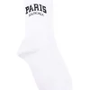 ( Positively Conscious ) Balenciaga Chaussettes à Motif Paris En Jacquard Homme