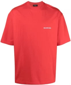 ( Positively Conscious ) Balenciaga T-shirt à Logo Imprimé Homme