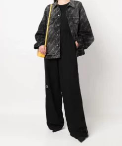 ( Positively Conscious ) Balenciaga Pantalon De Jogging Ample à Logo Brodé Femme -Vente magasin Balenciaga 17731671 39674585 600
