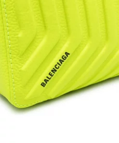 ( Positively Conscious ) Balenciaga 7206 FLUO YELLOW Mini Sac à Bandoulière Car Homme -Vente magasin Balenciaga 17731681 39632658 600