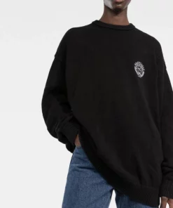 ( Positively Conscious ) Balenciaga Pull L/S à Logo Brodé 1070 BLACK/WHITE -Vente magasin Balenciaga 17732005 cae80285 98cf 4918 a0cc 3d1bbf6a6f35 600