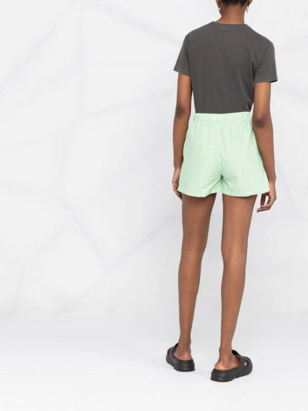 ( Positively Conscious ) Balenciaga 3048 GREEN/WHITE Short De Pyjama à Rayures Femme 6 ( Positively Conscious ) Balenciaga 3048 GREEN/WHITE Short De Pyjama à Rayures Femme – Image 4