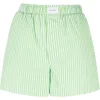 ( Positively Conscious ) Balenciaga 3048 GREEN/WHITE Short De Pyjama à Rayures Femme -Vente magasin Balenciaga 17732020 871df844 d821 4d5e b4ee edd93b31a872 600