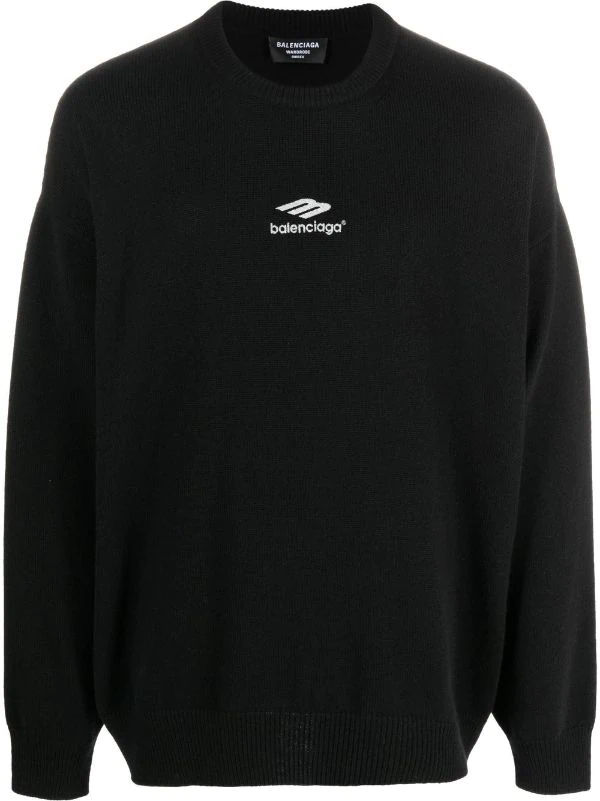 ( Positively Conscious ) Balenciaga Pull En Cachemire à Logo Imprimé Homme 3 ( Positively Conscious ) Balenciaga Pull En Cachemire à Logo Imprimé Homme
