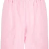 ( Positively Conscious ) Balenciaga Short De Sport à Slogan Imprimé 0201 BABY PINK/WHITE W