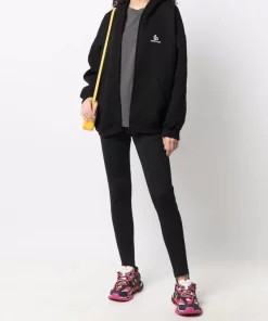 ( Nouvelle Collection ) Balenciaga Hoodie Zippé à Logo Brodé 1070 BLACK/ WHITE 10 ( Nouvelle Collection ) Balenciaga Hoodie Zippé à Logo Brodé 1070 BLACK/ WHITE -Vente magasin Balenciaga 17909680 37952255 600