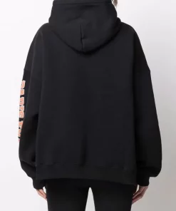 ( Positively Conscious ) Balenciaga Hoodie à Logo Imprimé 1074 BLACK -Vente magasin Balenciaga 17977487 37985209 600