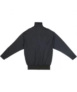 ( Positively Conscious ) Balenciaga 1000 -Black Veste Zippée à Coupe Mi-longue Homme