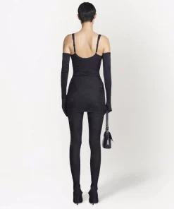 ( Positively Conscious ) Balenciaga Robe Courte à Fleurs En Jacquard 1000 -Black 8 ( Positively Conscious ) Balenciaga Robe Courte à Fleurs En Jacquard 1000 -Black -Vente magasin Balenciaga 18174294 38895944 600