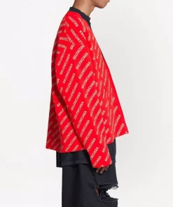 ( Positively Conscious ) Balenciaga Cardigan à Logo Imprimé All-over Homme -Vente magasin Balenciaga 18174341 38940825 600