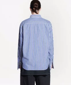 ( Positively Conscious ) Balenciaga Short Oversize BB Corp à Rayures Homme -Vente magasin Balenciaga 18175055 38918226 600