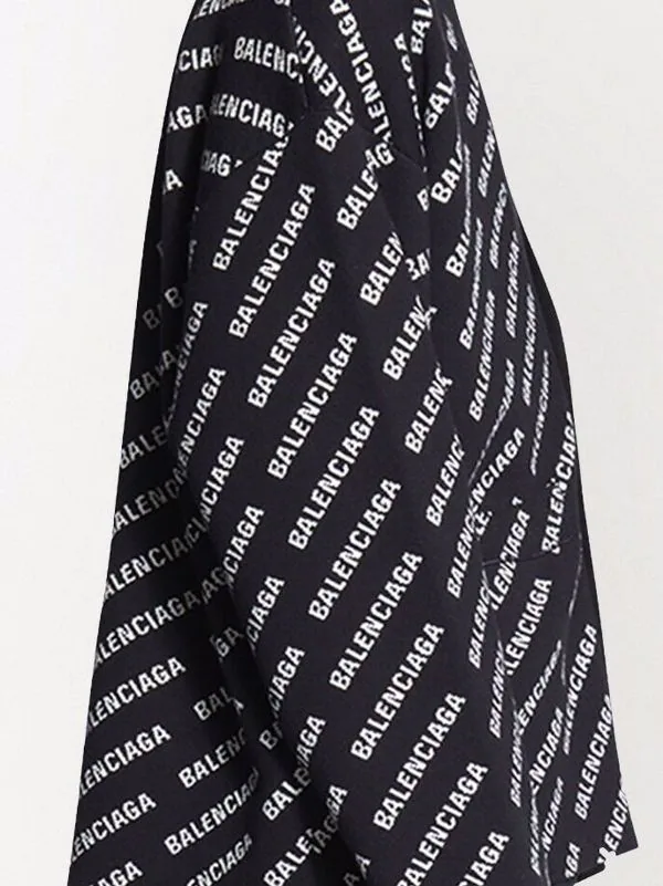 ( Positively Conscious ) Balenciaga Cardigan à Logo Imprimé All-over 1070 BLACK/WHITE 7 ( Positively Conscious ) Balenciaga Cardigan à Logo Imprimé All-over 1070 BLACK/WHITE – Image 5