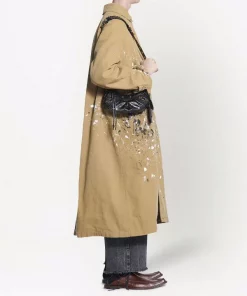 ( Nouvelle Collection ) Balenciaga BEIGE Manteau Artists à Effet Taches De Peinture Homme -Vente magasin Balenciaga 18184439 38891769 600