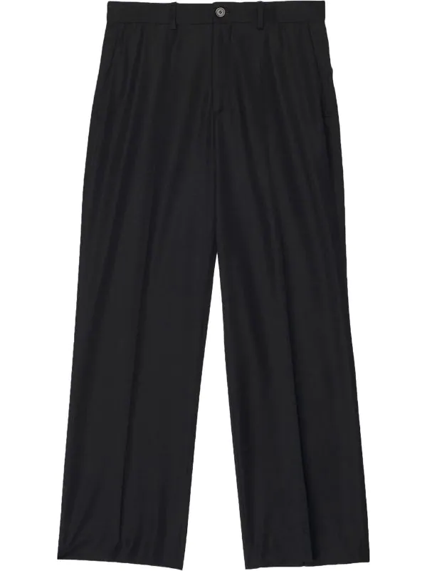 ( Positively Conscious ) Balenciaga BLACK W Pantalon Court En Laine à Taille Haute Femme 3 ( Positively Conscious ) Balenciaga BLACK W Pantalon Court En Laine à Taille Haute Femme