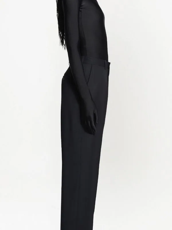 ( Positively Conscious ) Balenciaga BLACK W Pantalon Court En Laine à Taille Haute Femme 6 ( Positively Conscious ) Balenciaga BLACK W Pantalon Court En Laine à Taille Haute Femme – Image 4