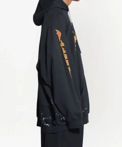 ( Nouvelle Collection ) Balenciaga Hoodie Oversize à Logo Imprimé Homme 11 ( Nouvelle Collection ) Balenciaga Hoodie Oversize à Logo Imprimé Homme -Vente magasin Balenciaga 18185400 39001654 600