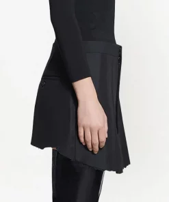 ( Nouvelle Collection ) Balenciaga BLACK Minijupe à Bords Francs Femme -Vente magasin Balenciaga 18185477 38986748 600