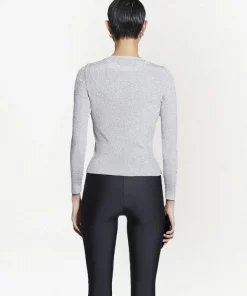 ( Nouvelle Collection ) Balenciaga SILVER Pull Nervuré En Maille Métallisée Femme 10 ( Nouvelle Collection ) Balenciaga SILVER Pull Nervuré En Maille Métallisée Femme -Vente magasin Balenciaga 18185521 39033015 600