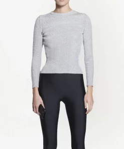( Nouvelle Collection ) Balenciaga SILVER Pull Nervuré En Maille Métallisée Femme 9 ( Nouvelle Collection ) Balenciaga SILVER Pull Nervuré En Maille Métallisée Femme -Vente magasin Balenciaga 18185521 39033019 600