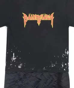 ( Nouvelle Collection ) Balenciaga T-shirt à Imprimé Metal Femme -Vente magasin Balenciaga 18185530 39003447 600