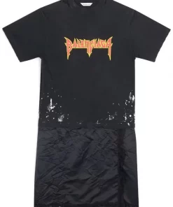 ( Nouvelle Collection ) Balenciaga T-shirt à Imprimé Metal Femme