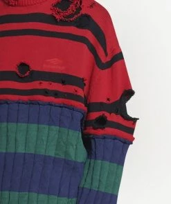 ( Nouvelle Collection ) Balenciaga Pull à Effet Usé Homme -Vente magasin Balenciaga 18185531 39009006 600