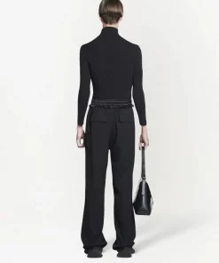 ( Positively Conscious ) Balenciaga Pantalon De Jogging à Coupe Fuselée BLACK -Vente magasin Balenciaga 18185577 39026280 600